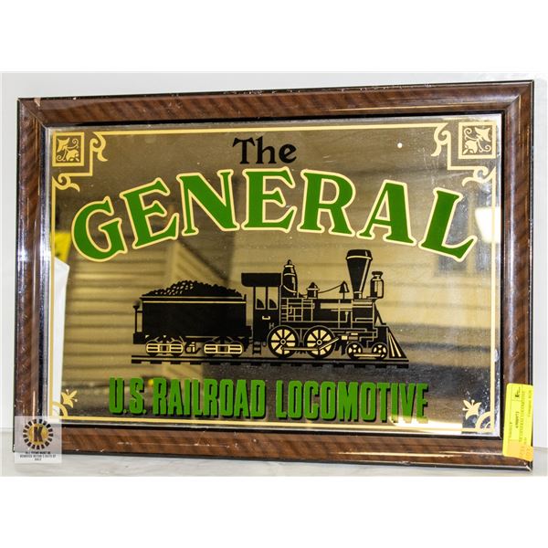 VTG THE GENERAL LOCOMOTIVE FRAMED