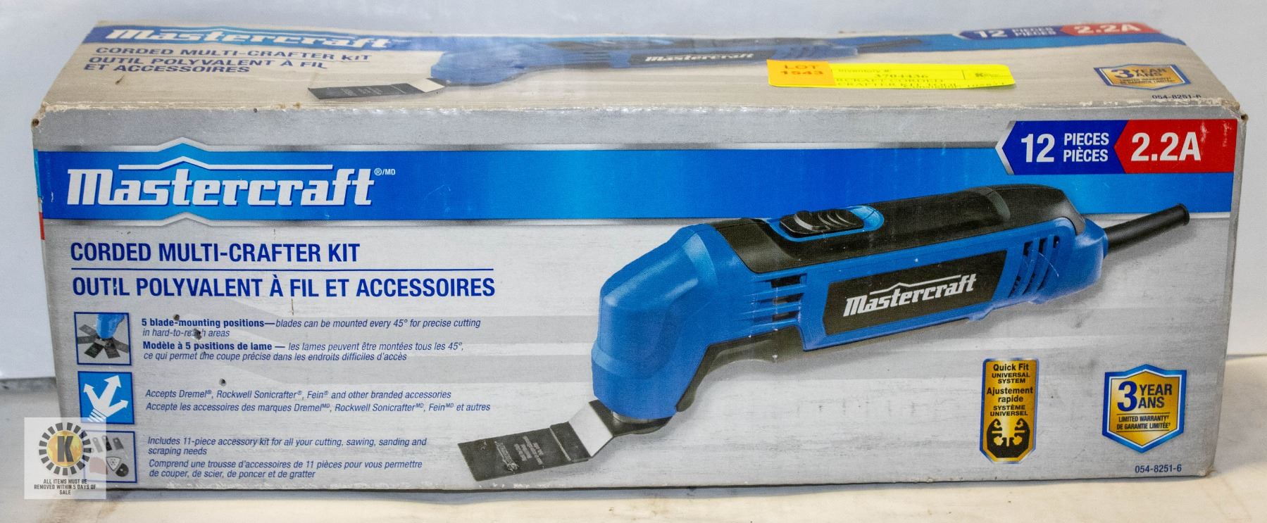 MASTERCRAFT CORDED MULTI-CRAFTER KIT TOOL
