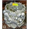 Image 1 : HEAVY PLASTER CAST PLANTER POT, "ANGELICA"