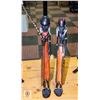 Image 1 : 2 AFRICAN WOOD CARVINGS, 18"TALL
