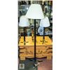 LAMP SET OF 3 METAL. INCLUDES ONE FLOOR TWO TABLE