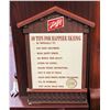 Image 1 : SCHLITZ BEER SIGN 14 INCHES X 20 INCHES