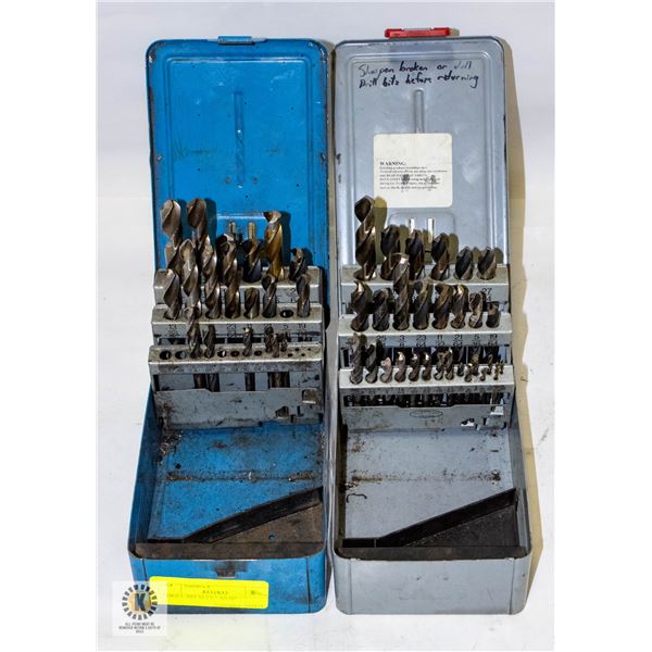 2 DRILL BIT SETS *AS IS*