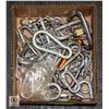 Image 1 : BOX OF ASSORTED CLIPS/TRAILER PINS & MORE