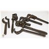 Image 1 : FLAT OF VINTAGE ADJUSTABLE WRENCHES & PULLERS