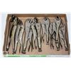 Image 1 : FLAT OF ASSORTED VISE- GRIPS
