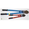 Image 1 : RED 14" & BLUE 24" BOLT CUTTERS