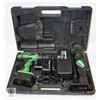 Image 1 : HITACHI 14.4VT RECHARGEABLE DRILL KIT W/