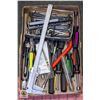 Image 1 : SMALL FLAT OF ASST'D HANDTOOLS; ALLEN KEYS/