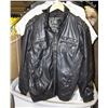 Image 1 : BLACK BUFFALO DAVID BITTON LEATHER ZIP-UP
