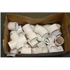 Image 1 : BOX OF 24 NEW 2 " PVC IRRIGATION FITTINGS