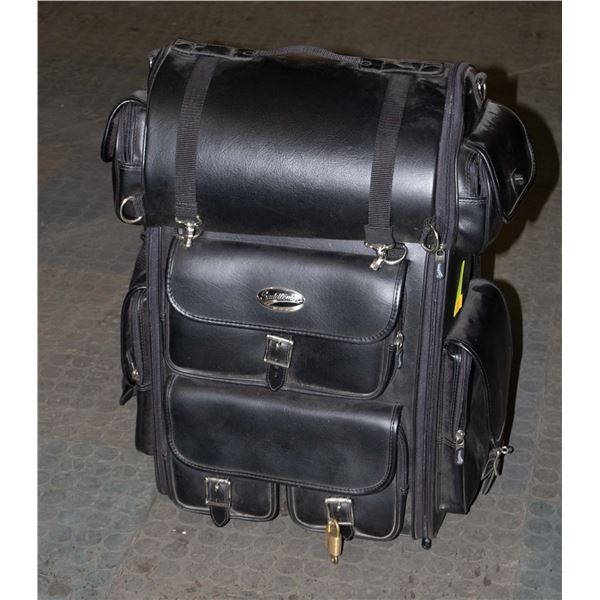 SADDLEMEN LEATHER MOTORCYCLE BAG