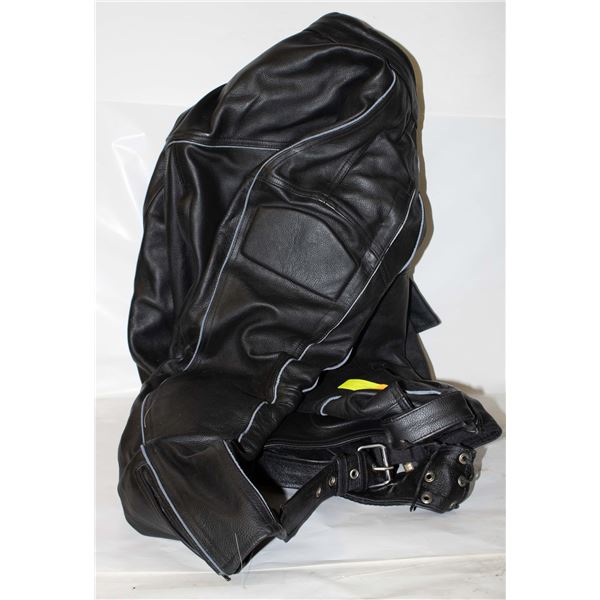 ESTATE- MENS XL LEATHER RIDING JACKET & LEATHER