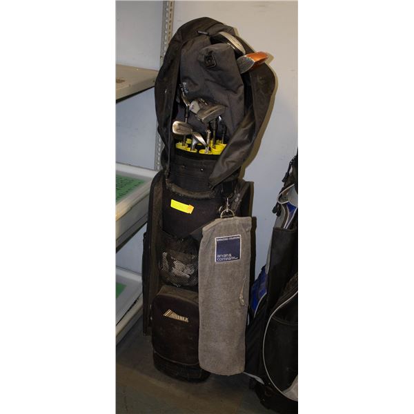 *ESTATE* GOLF CLUB BAG W/ ASSORTED CLUBS