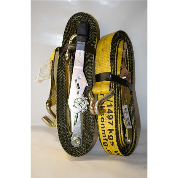 FLAT W/ 2 HD TIE DOWN STRAPS