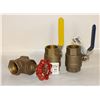 Image 1 : NEW 1 1/4" BRASS VALVES