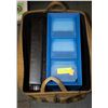 Image 1 : CASSETTE TAPES AND DRAWER + CONTAINER CARRY CASE
