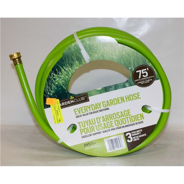 NEW GARDEN CLUB 75FT GARDEN HOSE