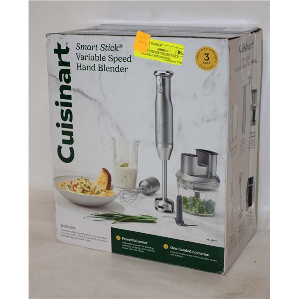 NEW CUISINART SMART STICK VARIABLE SPEED HAND