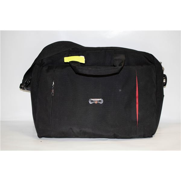 BLACK SAMPRE LAPTOP BAG