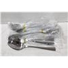 Image 1 : 2 DOZEN NEW LARGE SWISS PIERCED DINNER / TABLE