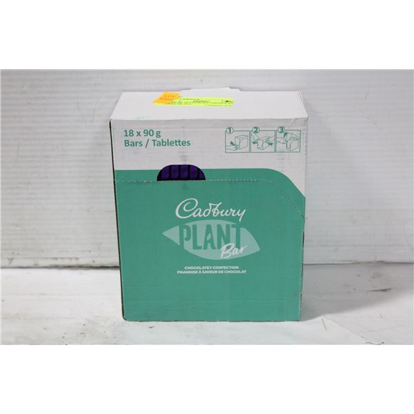 PAST BB 9/24 PLANT BASED 18 CADBURY CHOCOLATE BARS