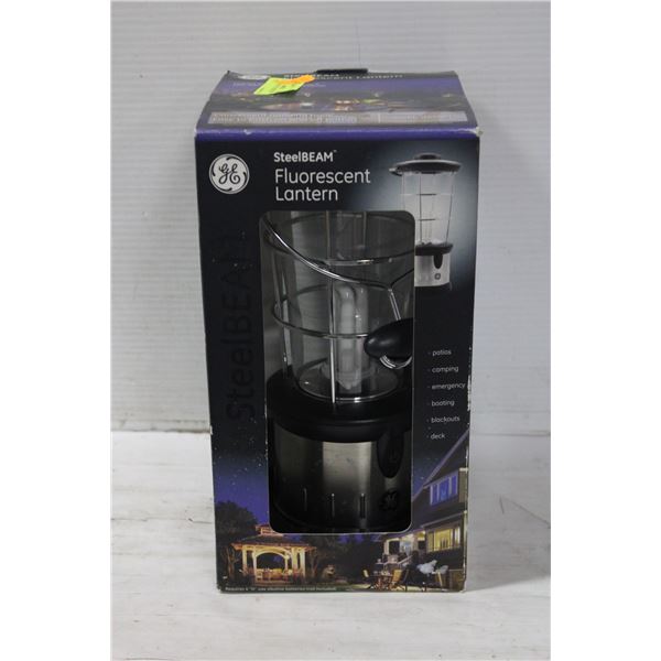NEW IN BOX GE FLUORESCENT STEEL