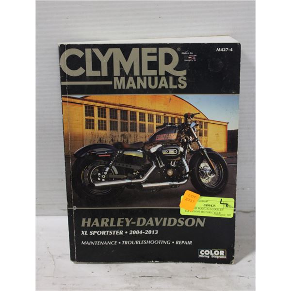 CLYMER MANUALS HARLEY DAVIDSON MOTOR CYCLE