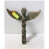 Image 1 : BRASS "VANCOUVER BC" TOTEM POLE