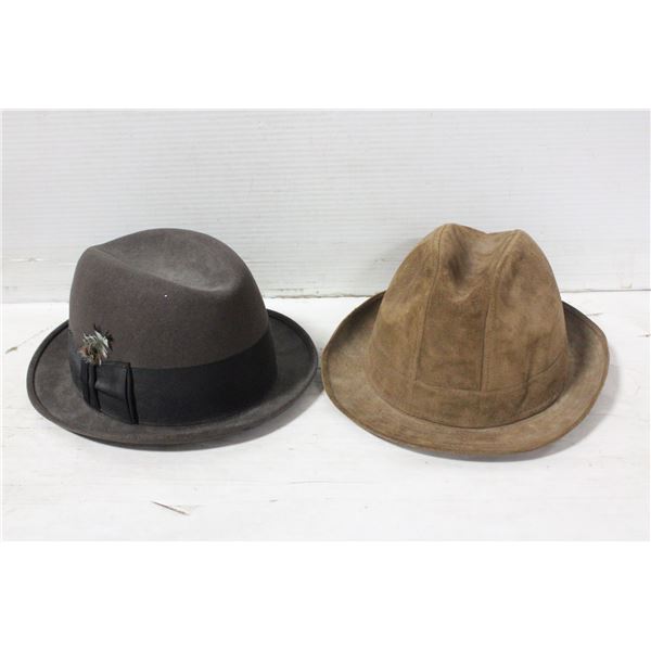 PAIR OF ESTATE VINTAGE HATS SIMPSONS
