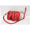 Image 1 : SMALL MINI RED LEATHER PURSE WITH REMOVEABLE