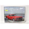 Image 1 : FRAMED RED CHARGER PICTURE (20.5"L X 16.5"-