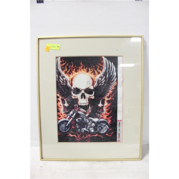 DIAMOND ART CRAFT FRAMED (NEEDS TO BE RECENTERED)