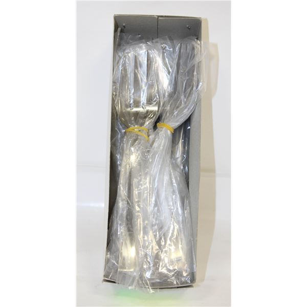 2 DOZEN NEW LARGE SWISS PIERCED DINNER / TABLE