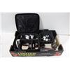 Image 1 : FLAT WITH BLACK MAKEUP CASE WITH MAKEUP,