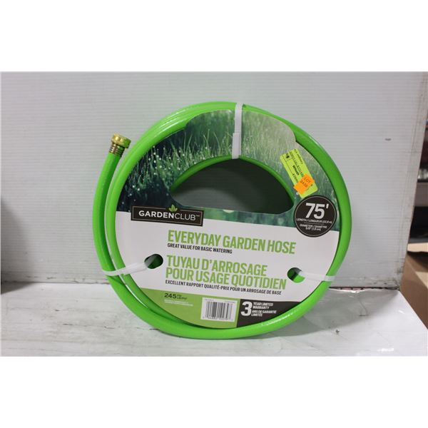NEW GARDEN CLUB 75FT GARDEN HOSE