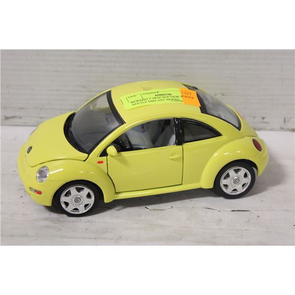 BURAGO 1:18 SCALE NEW 1998 VW BEETLE DIECAST MODEL