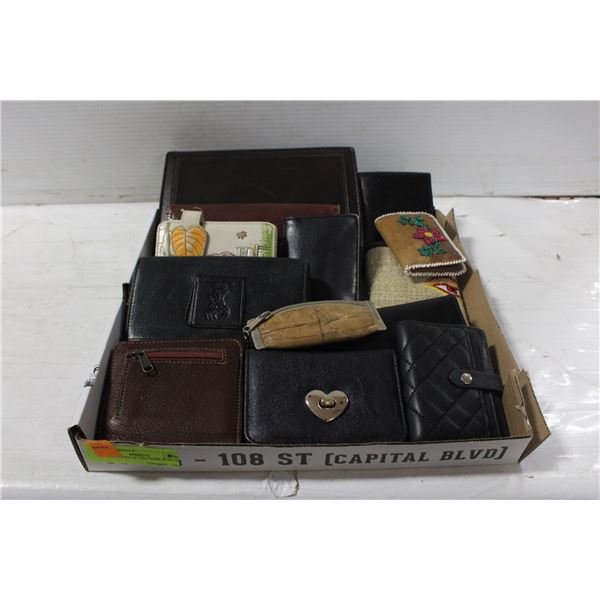 COLLECTION OF LEATHER WALLETS