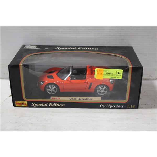 MAISTO 1/18 SCALE DIE CAST OPEL SPEEDSTER