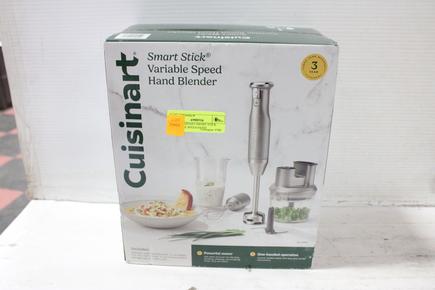 NEW CUISINART SMART STICK VARIABLE SPEED HAND