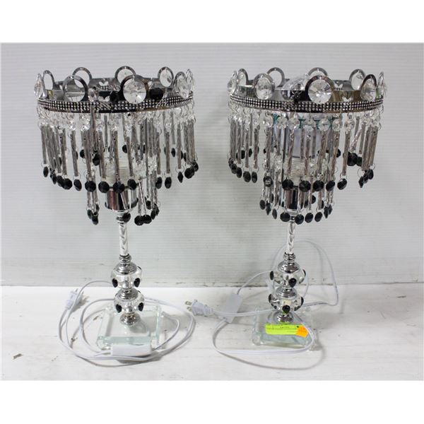 PAIR OF TABLE LAMPS