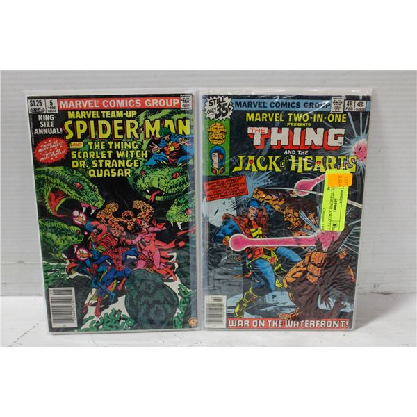 MARVEL TEAMUP #5 & MARVEL 2 IN ONE #48