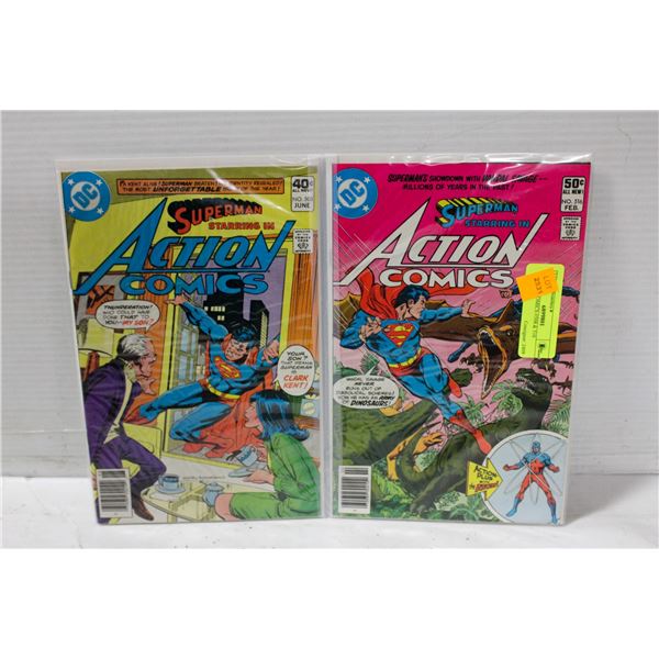 ACTION COMICS #508 & 516
