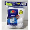 Image 1 : WHITE CREW SOCKS 12-16 SIZE 6-PACK FRUIT OF