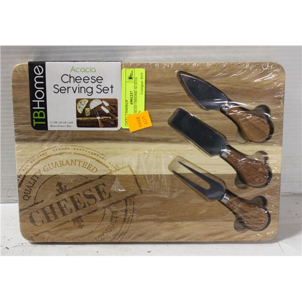 NEW SEALED TBHOME ACACIA WOODEN