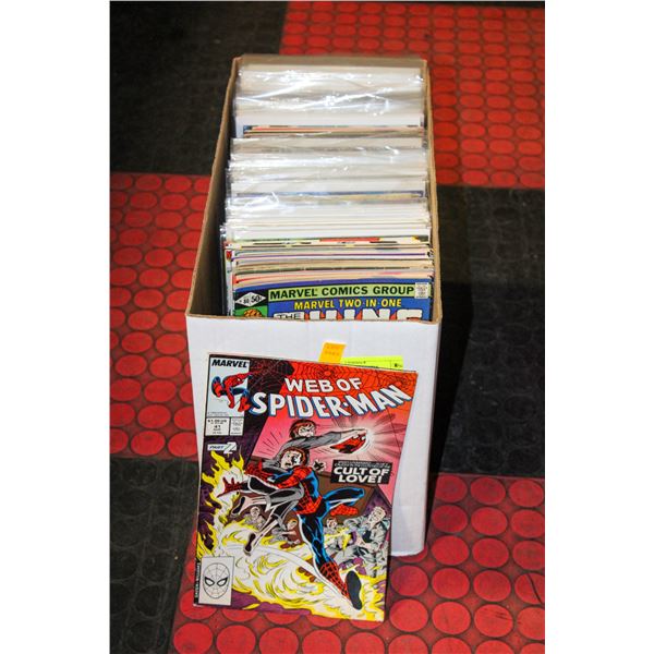 BOX OF MARVEL COMICS