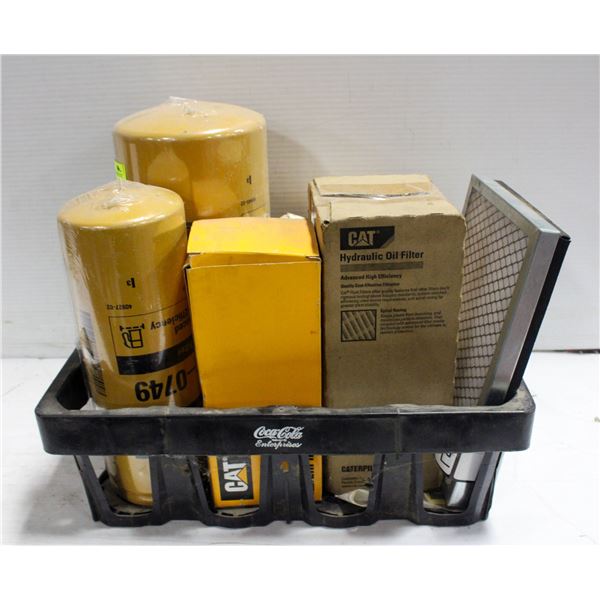 LOT OF ASSORTED SIZE ENGINE OIL FILTERS