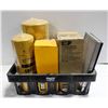 Image 1 : LOT OF ASSORTED SIZE ENGINE OIL FILTERS