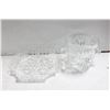 Image 1 : GENUINE CRYSTAL SERVING WARE PIECES