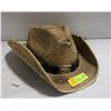 Image 1 : PETER GRIMM STRAW RUGGED COWBOY HAT WITH